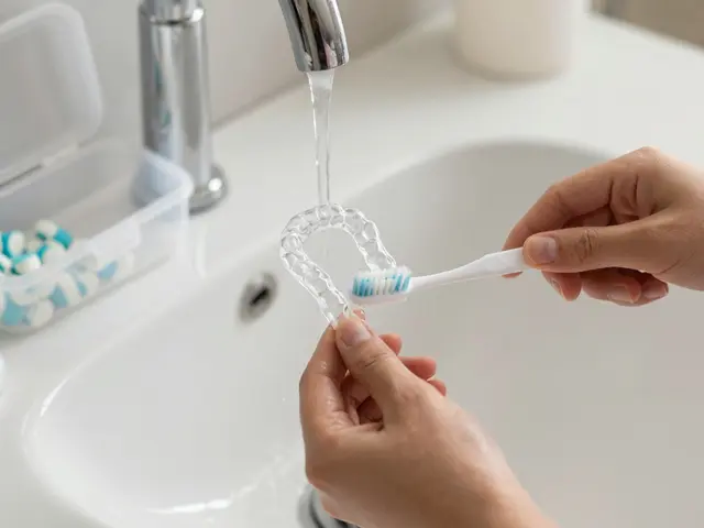 Jak čistit neviditelná rovnátka správně a zabránit zápachu a skvrnám