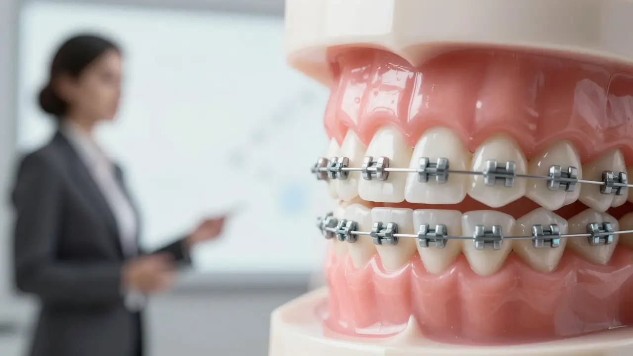 Kombinace sebevědomého profesionála a detailu téměř neviditelných keramických závěsů.