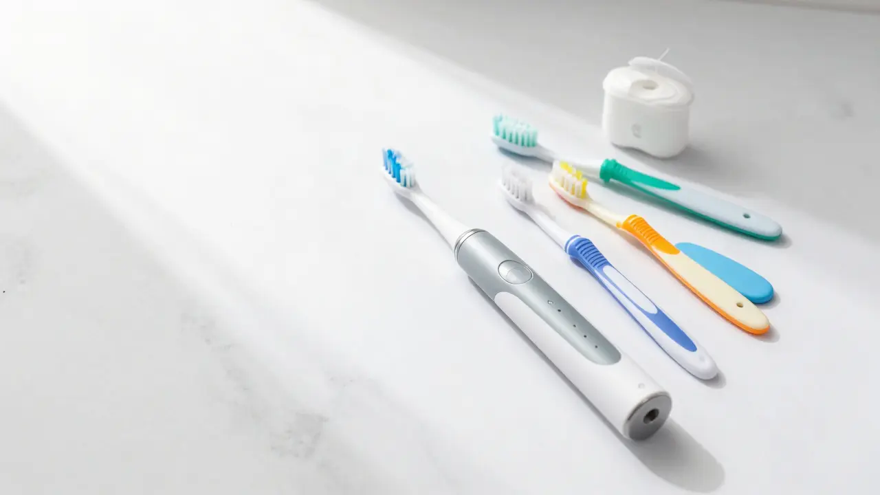 Sada pro každodenní hygienu zubů včetně sonického kartáčku